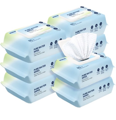 Chusteczki Nawilżane NICEKIDS Pure Water – 99,9% Wody, 960 Sztuk Chusteczki Nawilżane NICEKIDS Pure Water – 99,9% Wody, 960 Sztuk