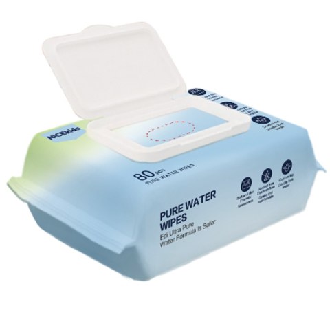 Chusteczki Nawilżane NICEKIDS Pure Water – 99,9% Wody, 960 Sztuk Chusteczki Nawilżane NICEKIDS Pure Water – 99,9% Wody, 960 Sztuk