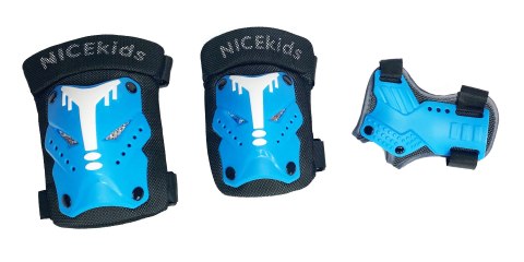 Komplet Ochraniacze NICEkids S/M - niebieskie