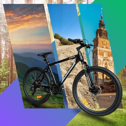 Rower Górski NICEBIKE Toxic MTB 26' - Aluminiowa Rama 18' i Osprzęt Shimano