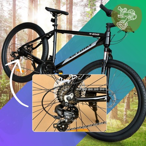 Rower Górski NICEBIKE Toxic MTB 26' - Aluminiowa Rama 18' i Osprzęt Shimano Rower Górski NICEBIKE Toxic MTB 26' - Aluminiowa Rama 18' i Osprzęt Shimano