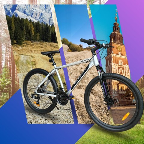 Rower Górski NICEBIKE Toxic MTB 26' - Aluminiowa Rama 18' i Osprzęt Shimano