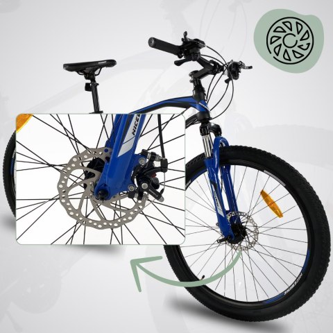 Rower Górski NICEBIKE X860 MTB 26'' - Stalowa Rama 18" i Osprzęt Shimano Rower Górski NICEBIKE X860 MTB 26'' - Stalowa Rama 18" i Osprzęt Shimano