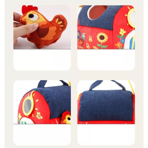 Zabawka Sensoryczna Montessori 7 w 1 Zestaw Farma, Domek, Wiatrak