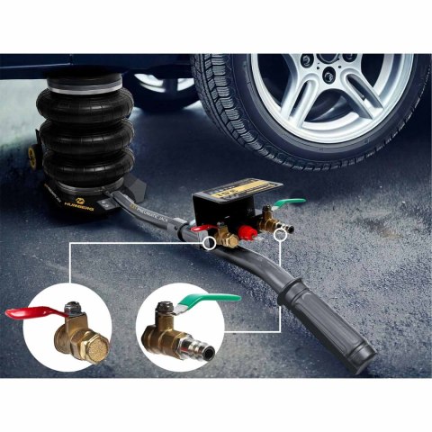 Podnośnik Pneumatyczny 3,5T Bałwanek Humberg 15-40cm Poduszka