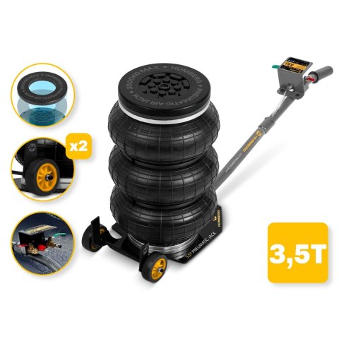 Podnośnik Pneumatyczny 3,5T Bałwanek Humberg 15-40cm Poduszka