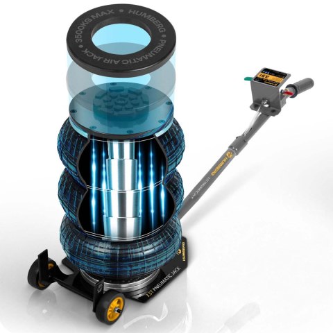 Podnośnik Pneumatyczny 3,5T Bałwanek Humberg 15-40cm Poduszka