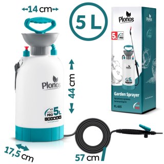 Opryskiwacz Ciśnieniowy Ręczny5L Plonos 2,76 bar Lanca 83cm