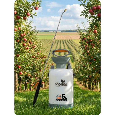 Opryskiwacz Ciśnieniowy Ręczny 5L Plonos – Zielony, 2,76 bar, Lanca 83 cm