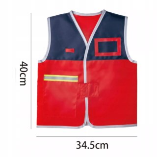 Zestaw Strażaka dla Dzieci – Kostium z Gaśnicą, Kask, Kamizelka