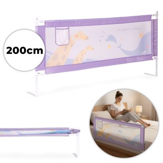 Barierka Do Łóżka 200cm ECOTOYS Regulowana Ochronna Zabezpieczająca