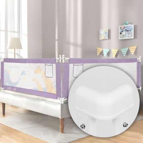 Barierka Do Łóżka 200cm ECOTOYS Regulowana Ochronna Zabezpieczająca