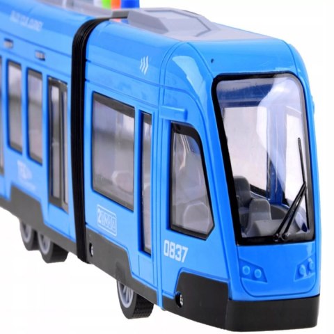 Tramwaj Miejski Interaktywny Dla Dzieci – Realistyczny Model, Otwierane Drzwi, 44 Cm