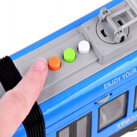 Tramwaj Miejski Interaktywny Dla Dzieci – Realistyczny Model, Otwierane Drzwi, 44 Cm