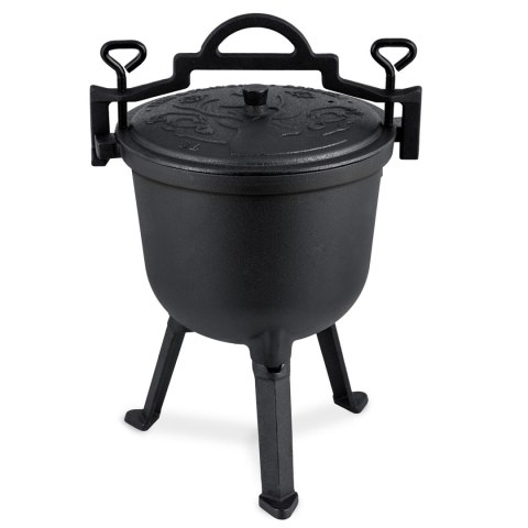 Kociołek Żeliwny 8L Garnek Myśliwski, Pieczonki Na Ognisko + Przepisy