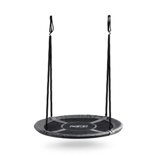 Huśtawka Bocianie Gniazdo 120 cm Neo-Sport Ogrodowa XXL 150 kg Szara