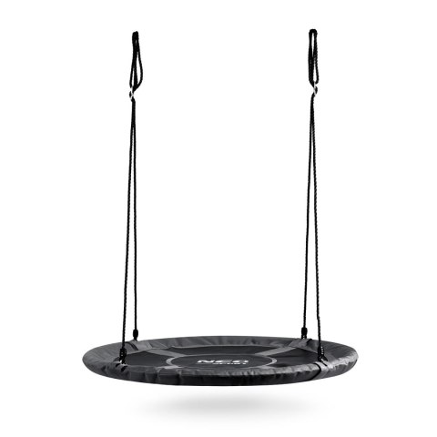 Huśtawka Bocianie Gniazdo 120 cm Neo-Sport Ogrodowa XXL 150 kg Szara