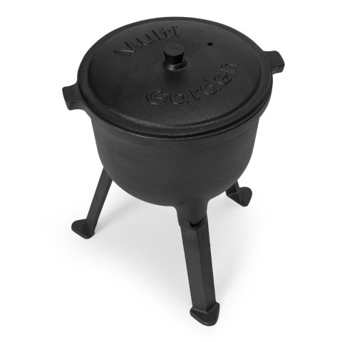 Kociołek żeliwny emaliowany 5L MultiGarden garnek na ognisko grill