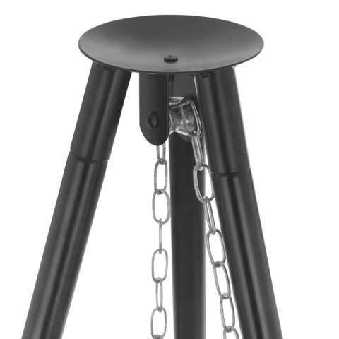 Grill Ogniskowy Trójnóg 50 cm Ruszt Wiszący Regulacja 2w1