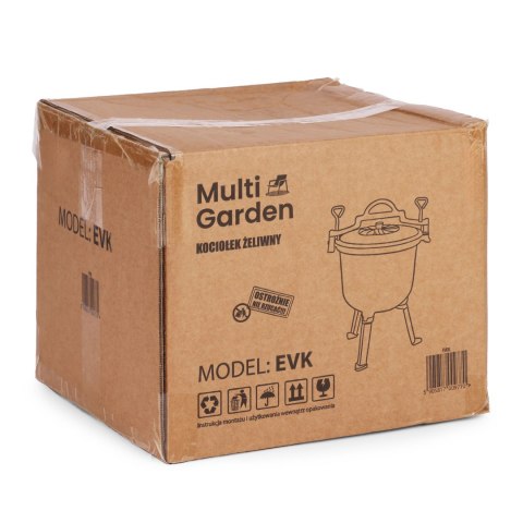 Kociołek żeliwny emaliowany 10L MultiGarden garnek na ognisko grill