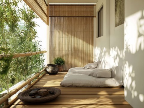 Mata bambusowa 150x300 cm osłona balkon ogrodzenie taras MultiGarden