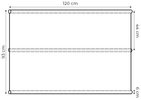 Siedzisko do huśtawki ogrodowej 120x93 MultiGarden wodoodporne