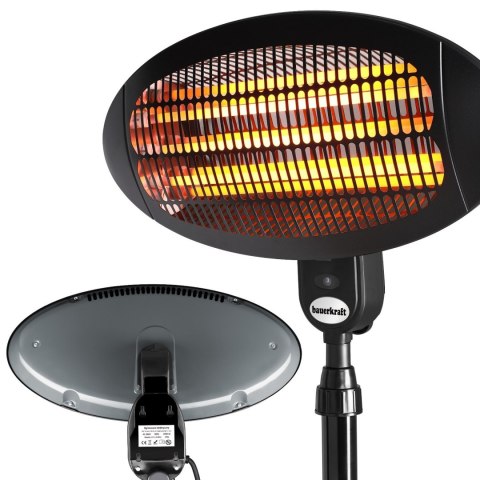 Ogrzewacz Tarasowy Elektryczny 2000W Bauerkraft Promiennik