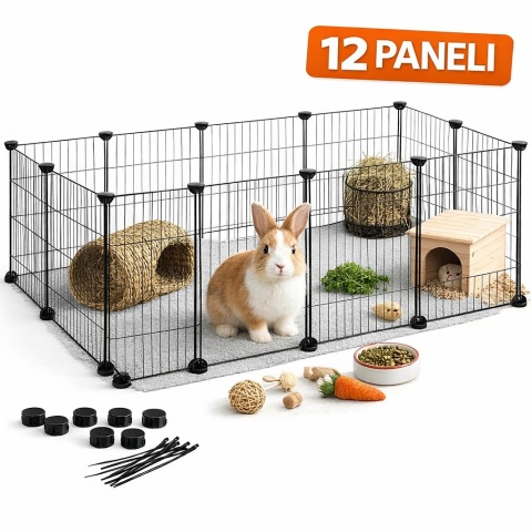 Kojec dla Zwierząt 12 Paneli OSKAR Zagroda Królik Świnka