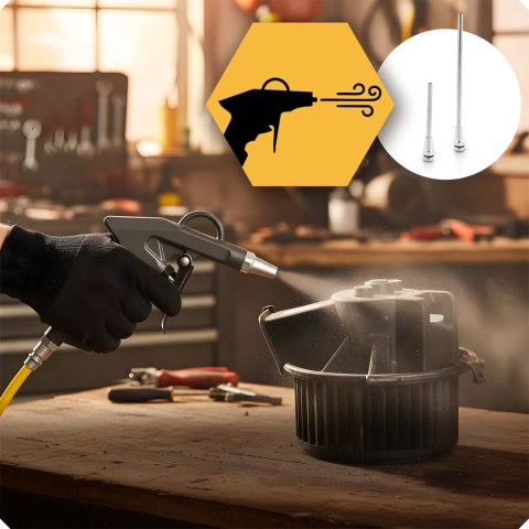 Zestaw Narzędzi Pneumatycznych 18w1 Humberg Do Kompresora Wąż Pistolety