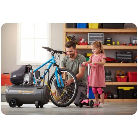 Zestaw Narzędzi Pneumatycznych 18w1 Humberg Do Kompresora Wąż Pistolety