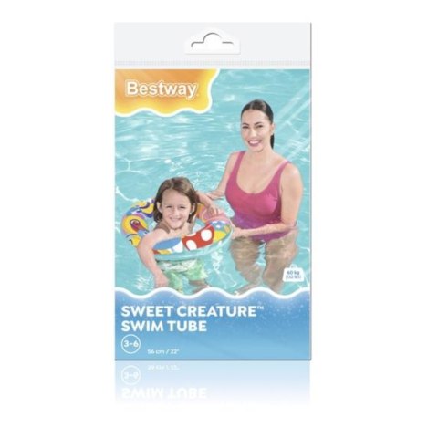 Kółko Dmuchane do Pływania 56 cm (3-6 lat) – Model Bestway 36013 Łąka