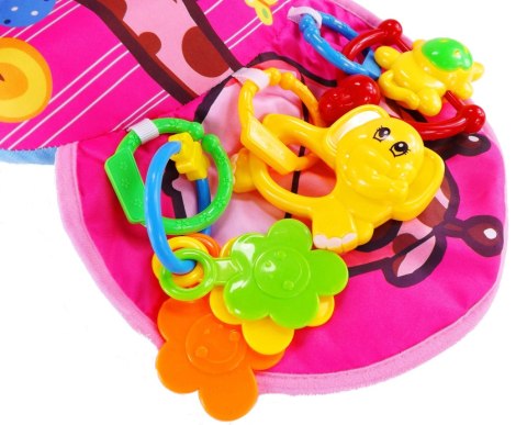 Wałek Poduszka Stabilizacyjna Grzechotki Żyrafa Różowa – Huanger