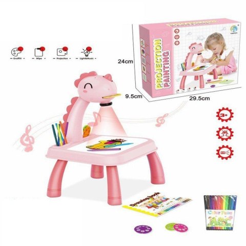 Projektor Dinozaur LED – Edukacyjna Tablica do Rysowania dla Dzieci Projektor Dinozaur LED – Edukacyjna Tablica do Rysowania dla Dzieci