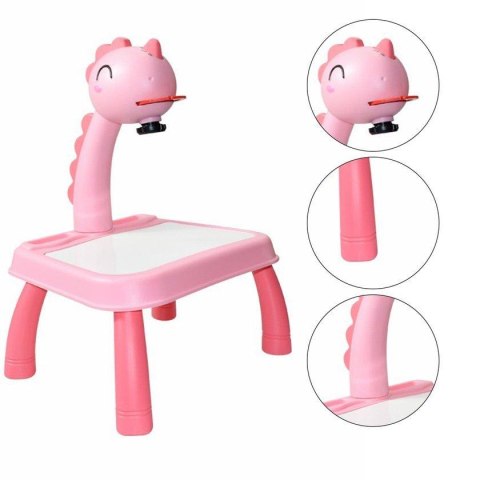 Projektor Dinozaur LED – Edukacyjna Tablica do Rysowania dla Dzieci Projektor Dinozaur LED – Edukacyjna Tablica do Rysowania dla Dzieci