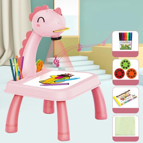Projektor Dinozaur LED – Edukacyjna Tablica do Rysowania dla Dzieci Projektor Dinozaur LED – Edukacyjna Tablica do Rysowania dla Dzieci