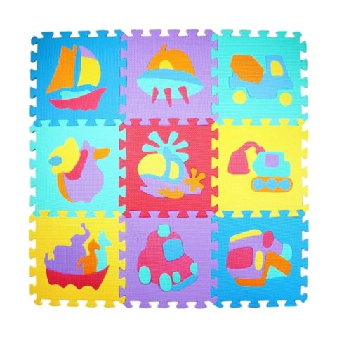 PUZZLE PIANKOWE MATA EVA 10 SZT POJAZDY PUZZLE PIANKOWE MATA EVA 10 SZT POJAZDY