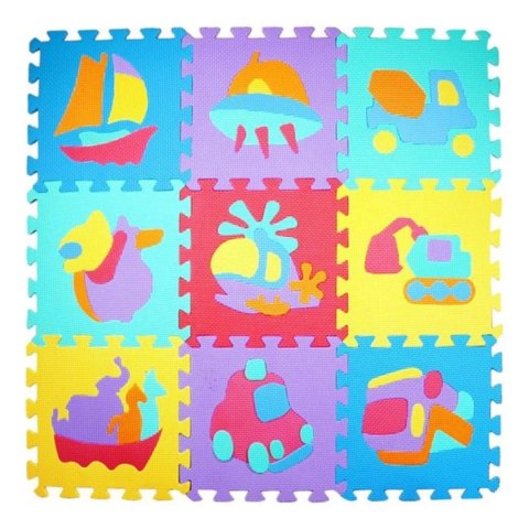 PUZZLE PIANKOWE MATA EVA 10 SZT POJAZDY PUZZLE PIANKOWE MATA EVA 10 SZT POJAZDY