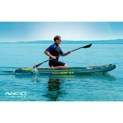 Deska SUP pompowana 320 x 84 x 15 cm Aquasurf paddle board zestaw 140 kg
