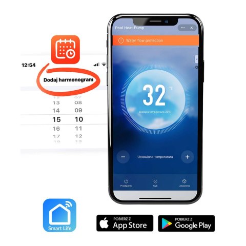 Pompa Ciepła do Basenu Humberg 5 kW WiFi HM-910 Ogrzewacz Wody