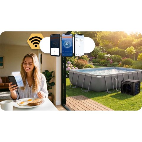 Pompa Ciepła do Basenu Humberg 5 kW WiFi HM-910 Ogrzewacz Wody