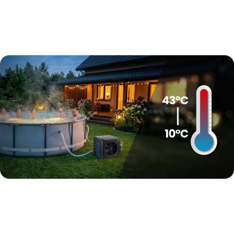 Pompa Ciepła do Basenu Humberg 5 kW WiFi HM-910 Ogrzewacz Wody