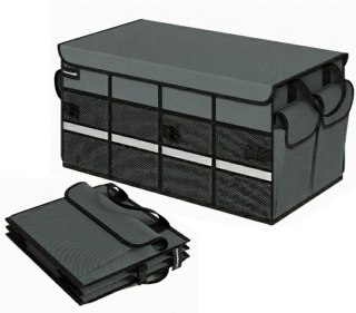Organizer Do Bagażnika 64L Bauerkraft Torba Samochodowa Szara
