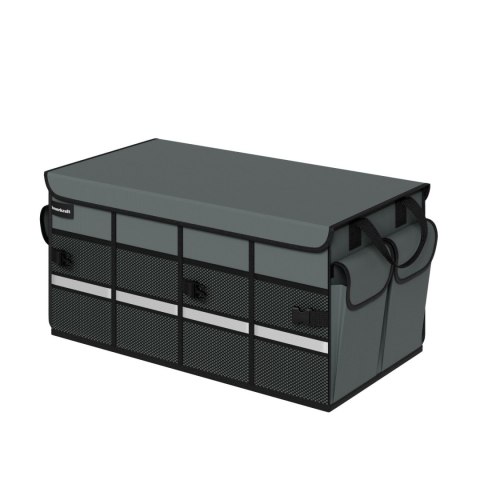 Organizer Do Bagażnika 64L Bauerkraft Torba Samochodowa Szara