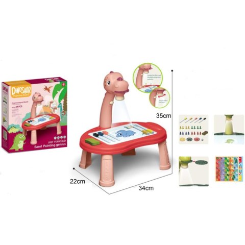 Edukacyjny Projektor T-Rex Do Nauki Rysowania – Lampka Nocna I Gry Edukacyjny Projektor T-Rex Do Nauki Rysowania – Lampka Nocna I Gry