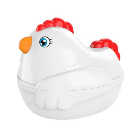 Sorter Jajka Montessori – Dopasuj Kształty I Kolory, Kura Na Kółkach