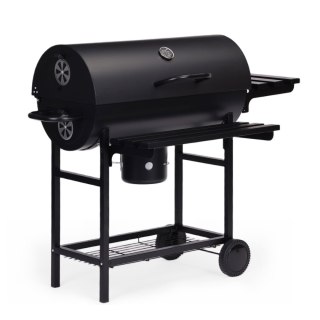 Grill węglowy ogrodowy z pokrywą Garden termometr duży ruszt półki kółka
