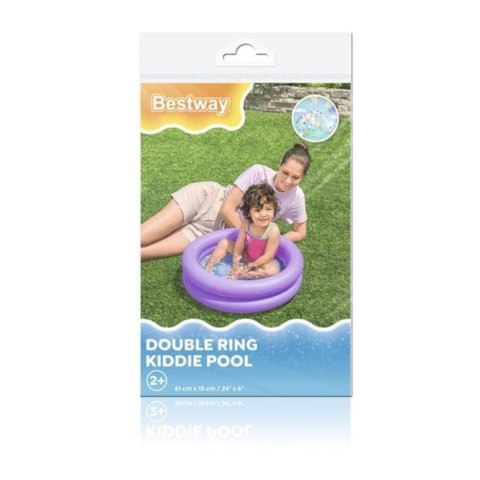 BASEN BASENIK BESTWAY 2 PIERŚCIENIE 61X15CM 51061F BASEN BASENIK BESTWAY 2 PIERŚCIENIE 61X15CM 51061F