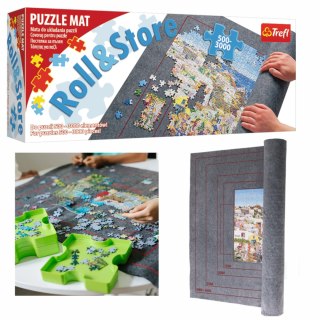 Mata Do Układania Puzzli 500-3000 Elementów Trefl – Filcowa, Z Tubą