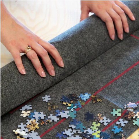 Mata Do Układania Puzzli 500-3000 Elementów Trefl – Filcowa, Z Tubą