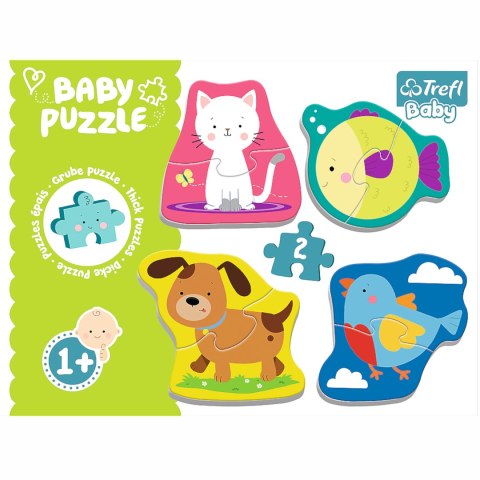 PUZZLE BABY CLASSIC ZWIERZĄTKA DOMOWE TREFL 36074 PUZZLE BABY CLASSIC ZWIERZĄTKA DOMOWE TREFL 36074